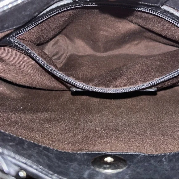 COACH Vintage Legacy Demi Small Hobo Bag - Black Leather 8319 - Picture 11 of 11